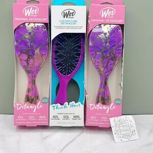 Wet Brush Original Detangler Hair Brush Set 3PCS